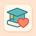 icon_education_heart_flat_pastel icon preview