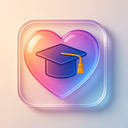 icon_education_heart_glassy icon preview