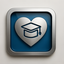 icon_education_heart_metallic icon preview