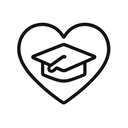 icon_education_heart_outline icon preview