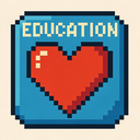 icon_education_heart_pixel_art icon preview