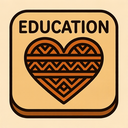 icon_education_heart_tribal icon preview
