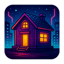 icon_education_house_cyberpunk icon preview