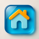icon_education_house_glassy icon preview