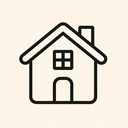 icon_education_house_outline icon preview