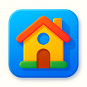 icon_education_house_vibrant_colors icon preview