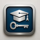icon_education_key_metallic icon preview