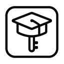 icon_education_key_monochrome icon preview