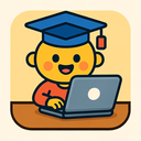 icon_education_laptop_cartoon icon preview