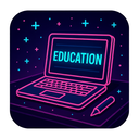 icon_education_laptop_cyberpunk icon preview