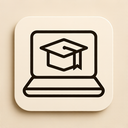 icon_education_laptop_elegant icon preview
