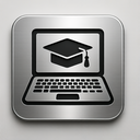 icon_education_laptop_metallic icon preview