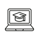 icon_education_laptop_minimal_outline icon preview