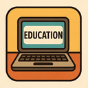 icon_education_laptop_retro icon preview