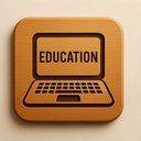 icon_education_laptop_wooden icon preview