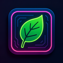 icon_education_leaf_cyberpunk icon preview