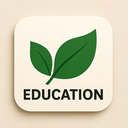 icon_education_leaf_elegant icon preview