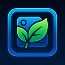 icon_education_leaf_futuristic icon preview