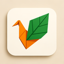 icon_education_leaf_origami icon preview