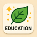 icon_education_leaf_playful icon preview