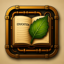 icon_education_leaf_steampunk icon preview