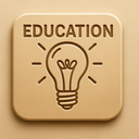 icon_education_light_bulb_embossed icon preview