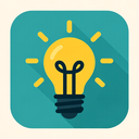 icon_education_light_bulb_flat_design icon preview