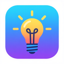 icon_education_light_bulb_gradient icon preview