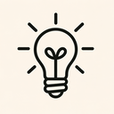 icon_education_light_bulb_minimal_outline icon preview