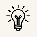icon_education_light_bulb_monochrome icon preview