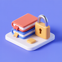 icon_education_lock_3d_isometric icon preview