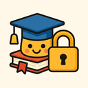icon_education_lock_cartoon icon preview