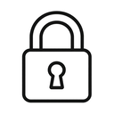 icon_education_lock_line_art icon preview