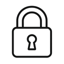 icon_education_lock_outline icon preview