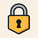 icon_education_lock_sharp_edges icon preview