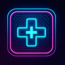 icon_education_medical_cross_cyberpunk icon preview