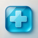 icon_education_medical_cross_glassy icon preview
