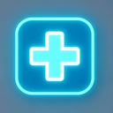 icon_education_medical_cross_glow_effect icon preview