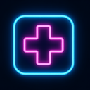 icon_education_medical_cross_neon icon preview
