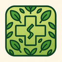icon_education_medical_cross_organic_pattern icon preview