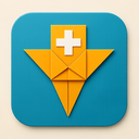icon_education_medical_cross_origami icon preview