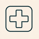 icon_education_medical_cross_thin icon preview