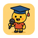 icon_education_microphone_cartoon icon preview