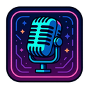 icon_education_microphone_cyberpunk icon preview