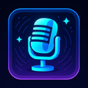 icon_education_microphone_futuristic icon preview