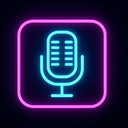 icon_education_microphone_neon icon preview