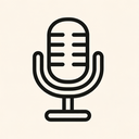 icon_education_microphone_outline icon preview