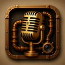 icon_education_microphone_steampunk icon preview