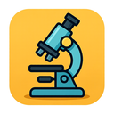 icon_education_microscope_cartoon icon preview