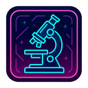 icon_education_microscope_cyberpunk icon preview